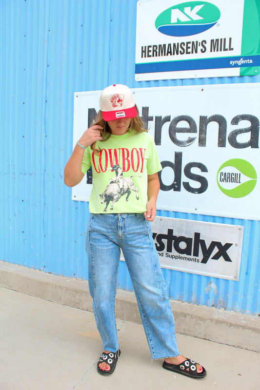 The Neon Cropped Tee
