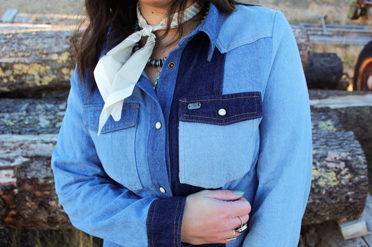 The River Denim Button Down