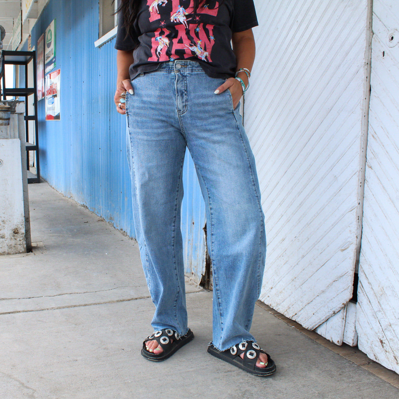 The Jennings Barrel Jeans