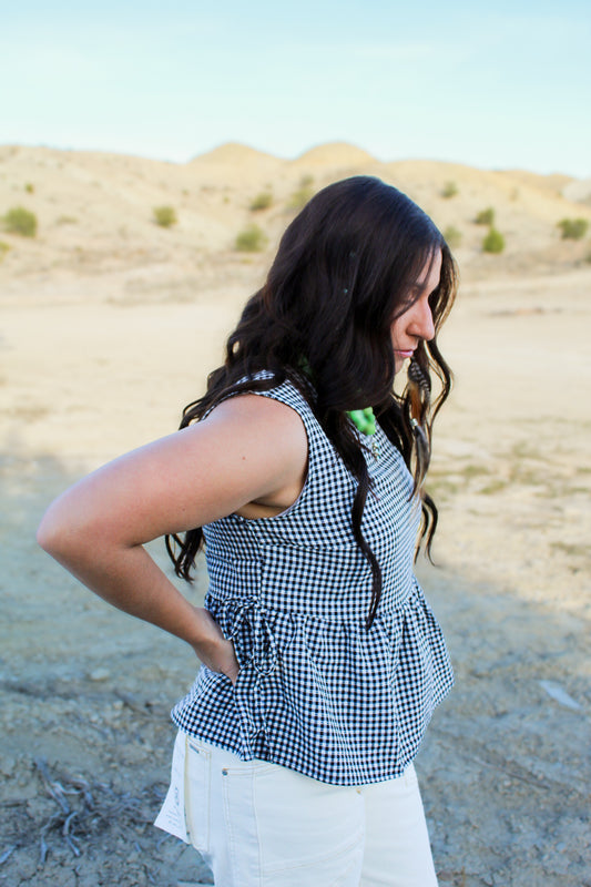 The Cleo Gingham Top