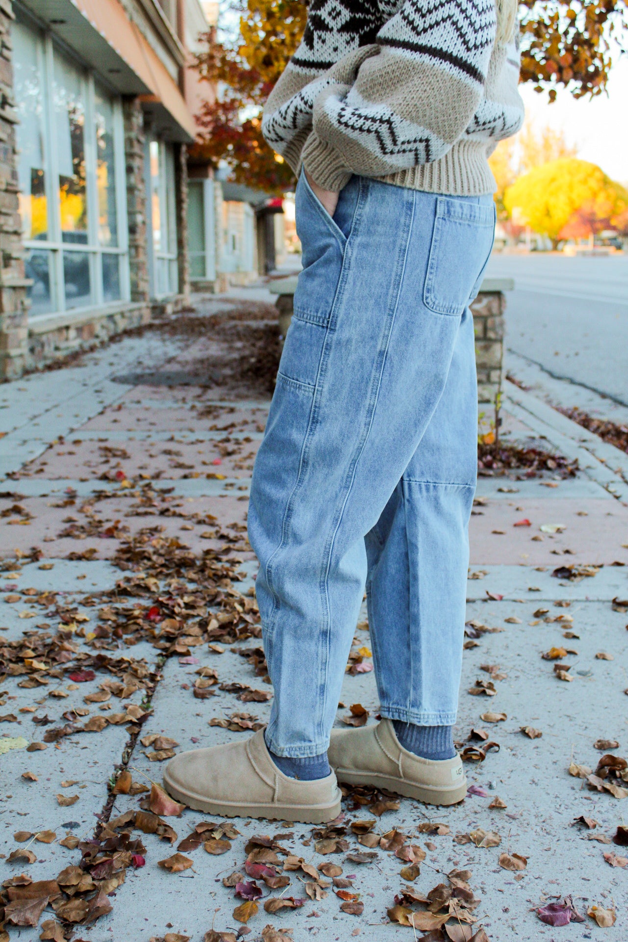 The Graycie Barrel Jeans
