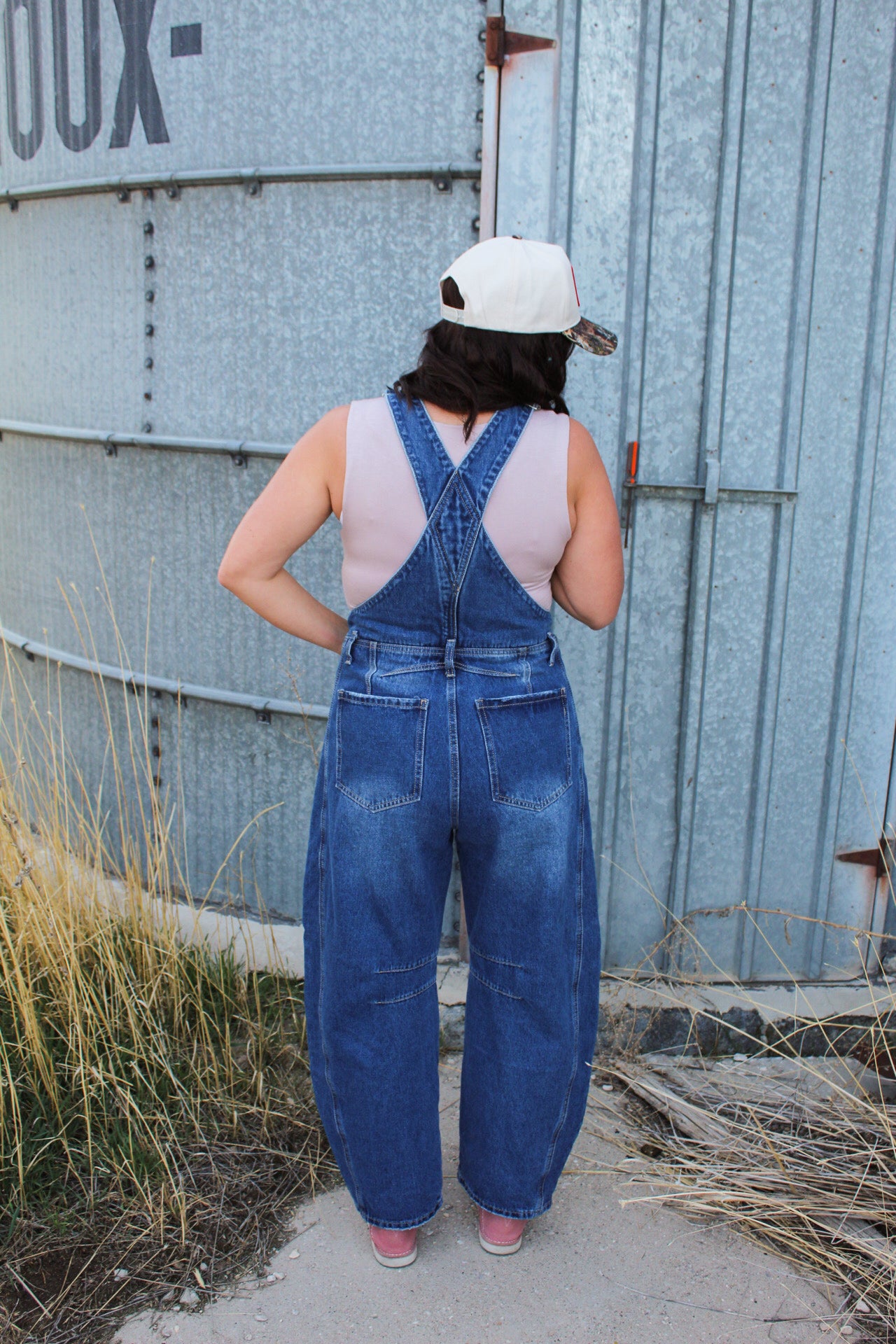 The Handy Barrel Leg Overalls
