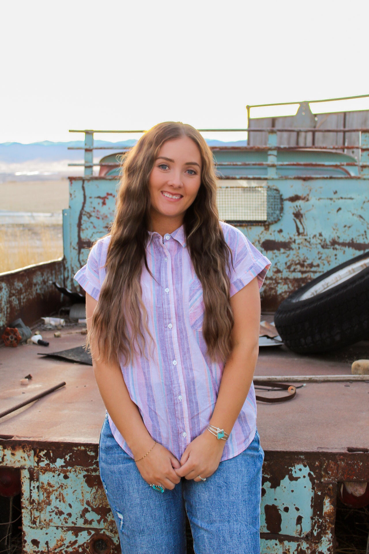 The Hallie Button-Up