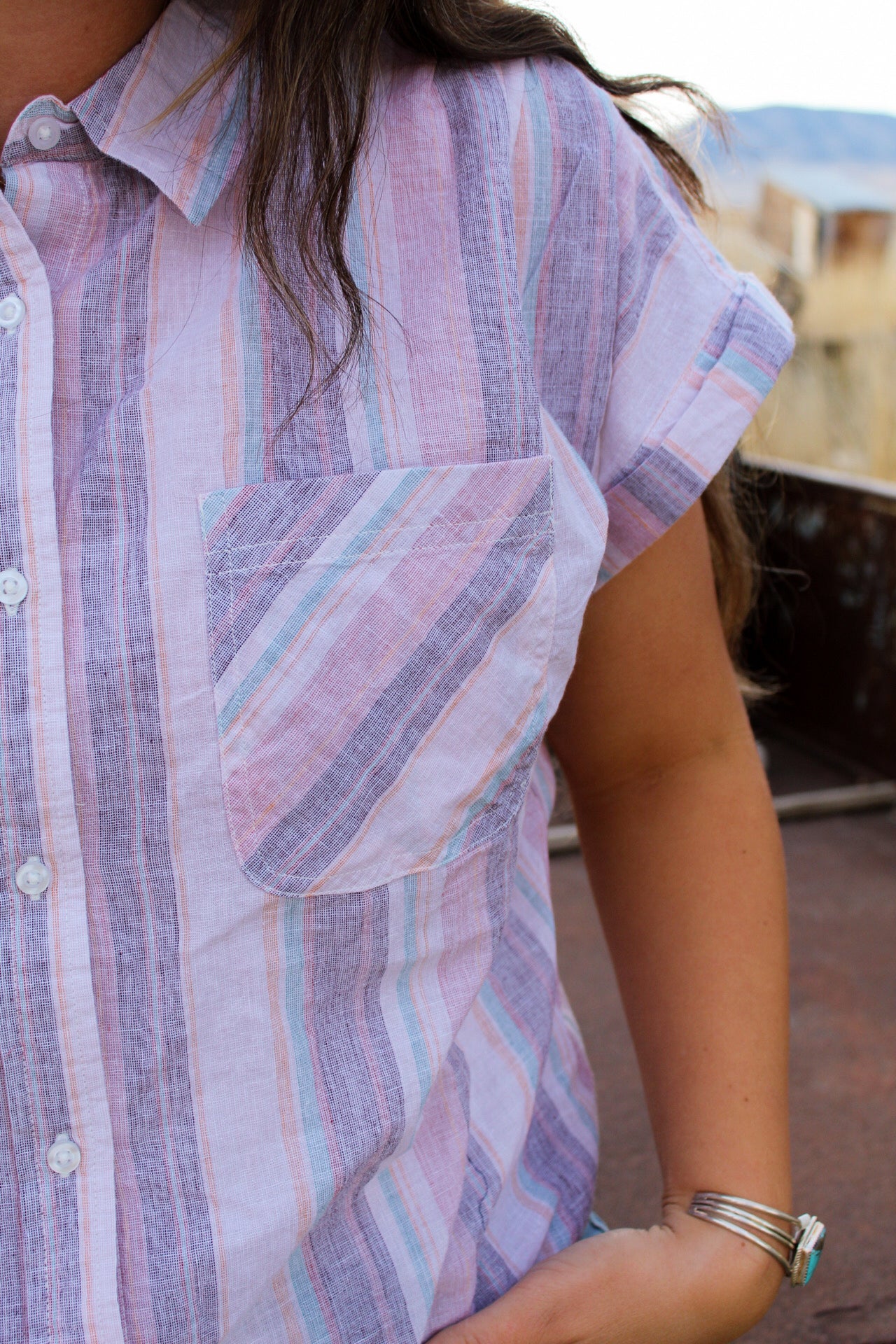 The Hallie Button-Up