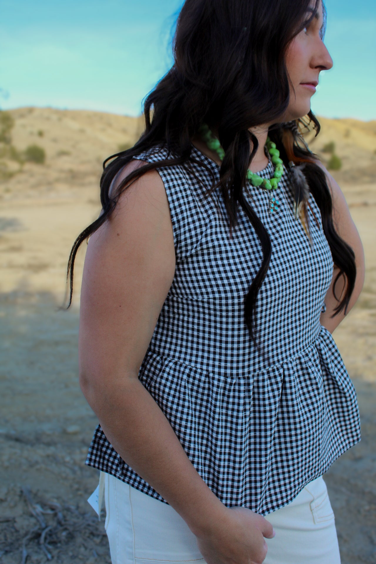 The Cleo Gingham Top