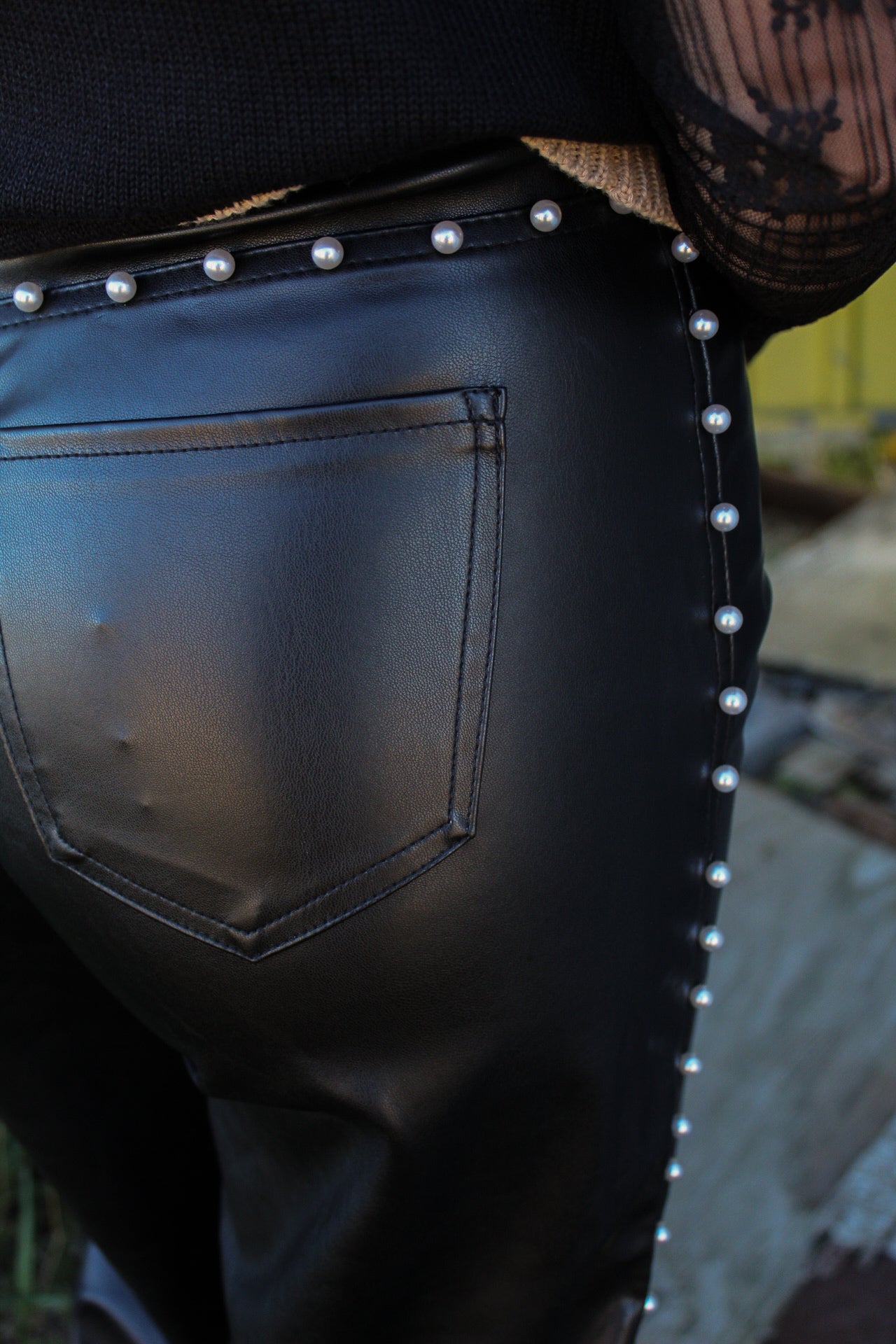 The Driggers Leather Pants