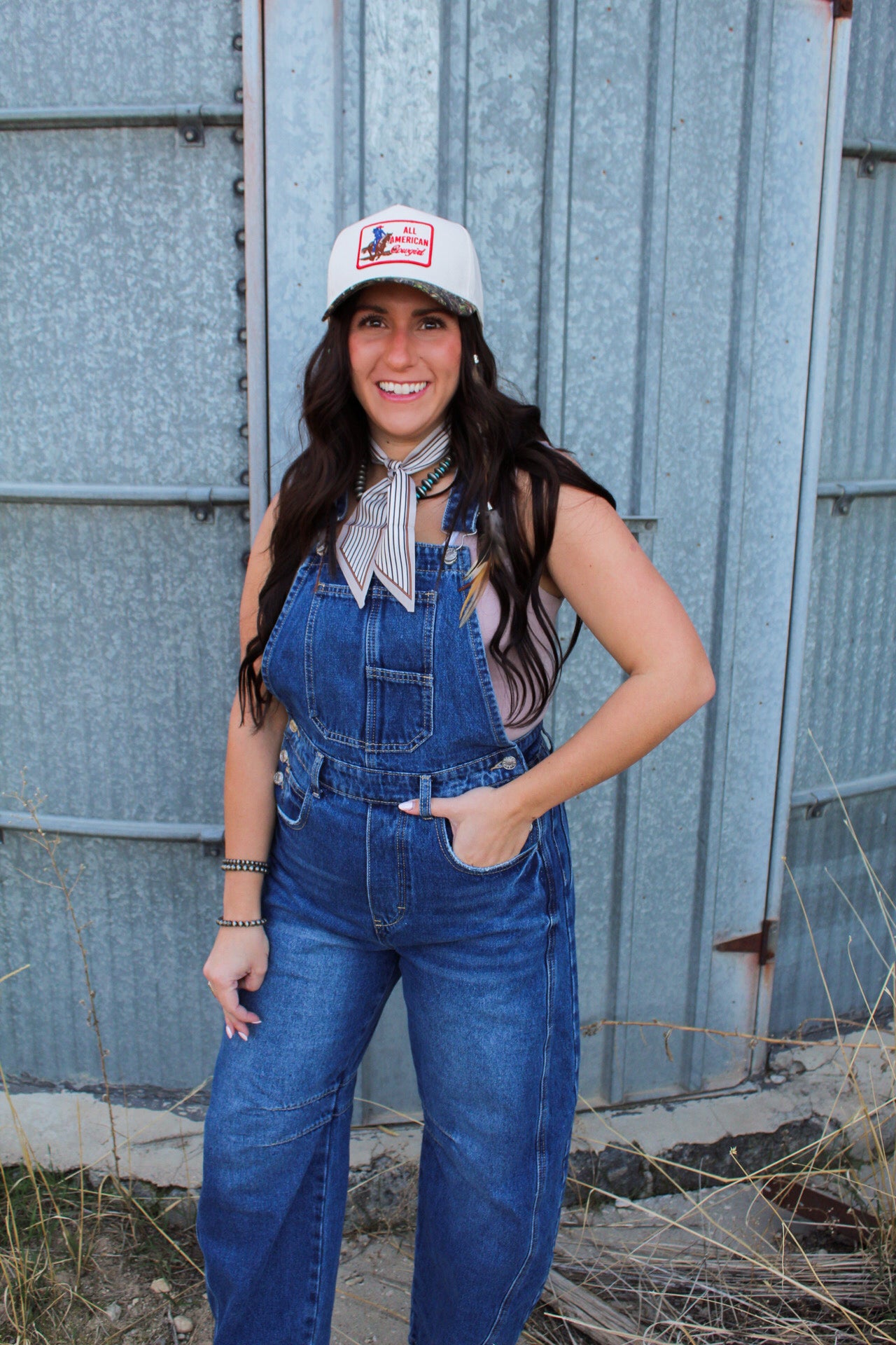 The Handy Barrel Leg Overalls