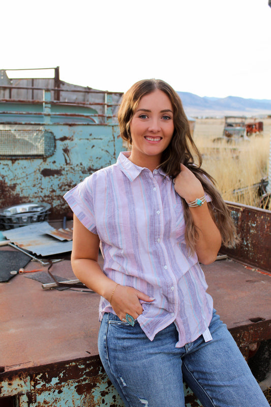 The Hallie Button-Up