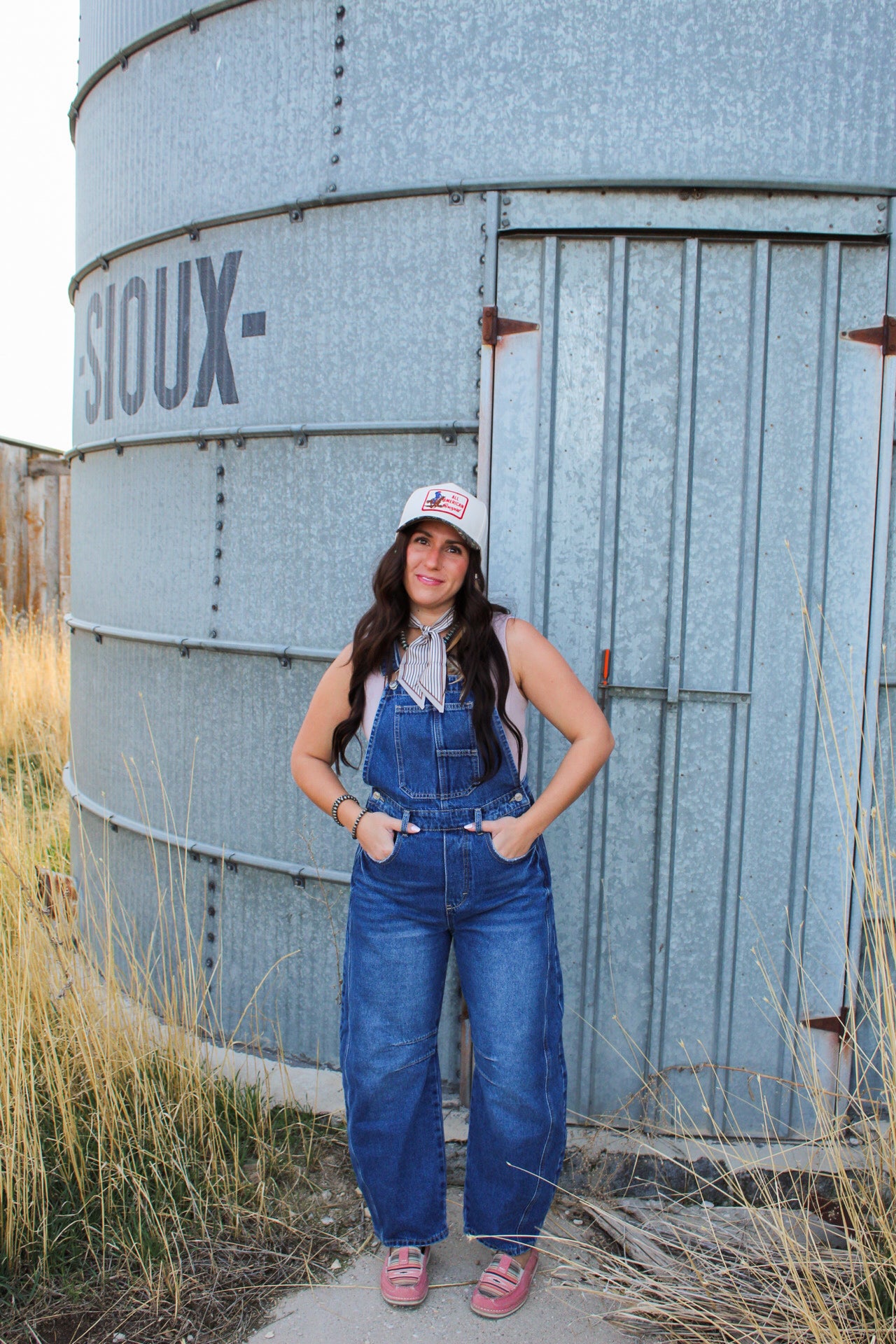 The Handy Barrel Leg Overalls