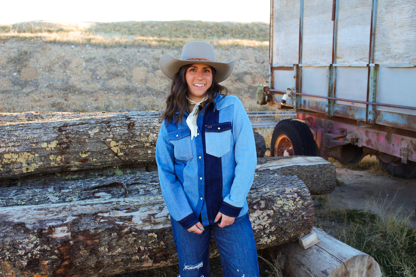 The River Denim Button Down