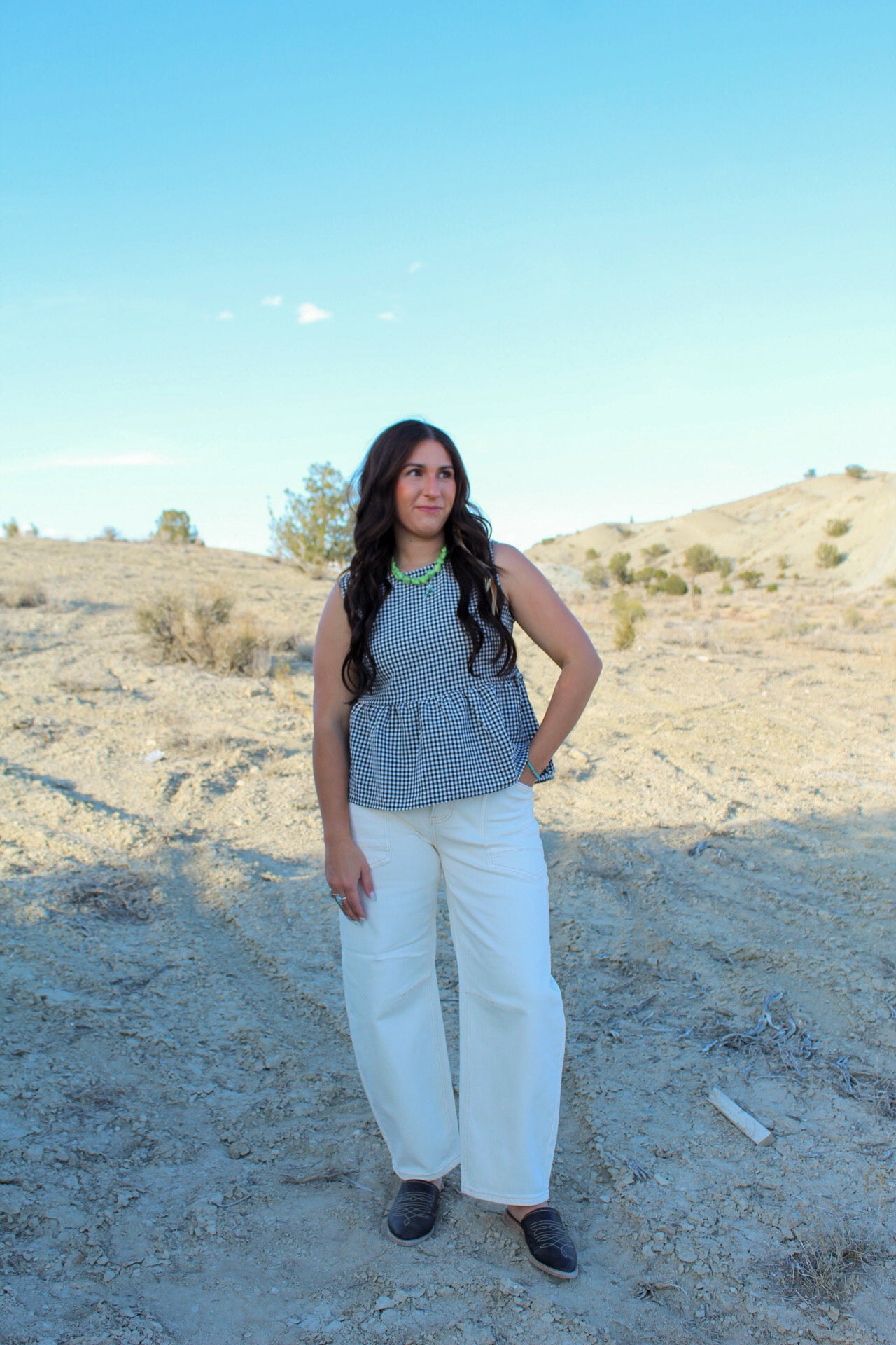 The Cleo Gingham Top