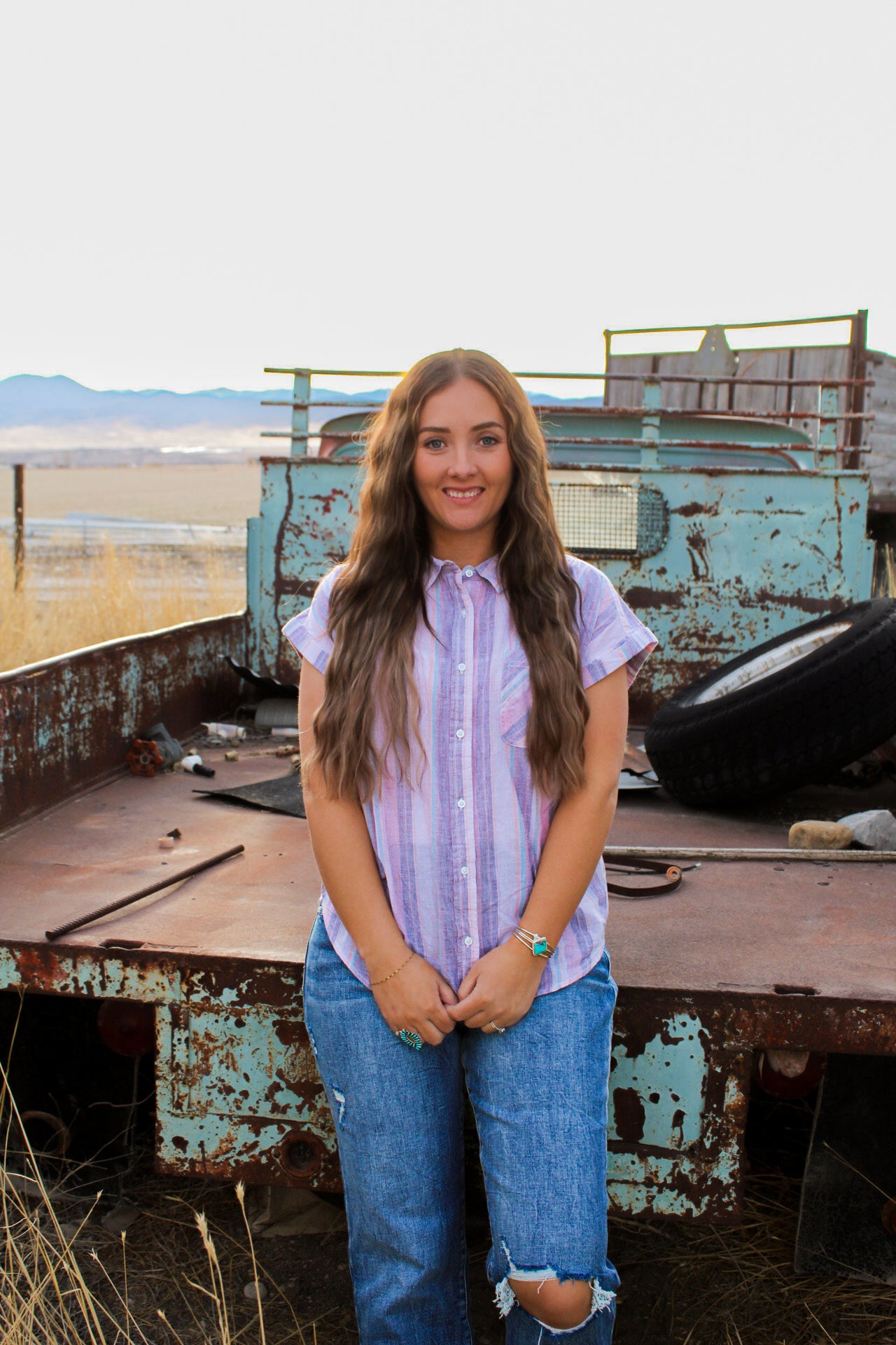 The Hallie Button-Up