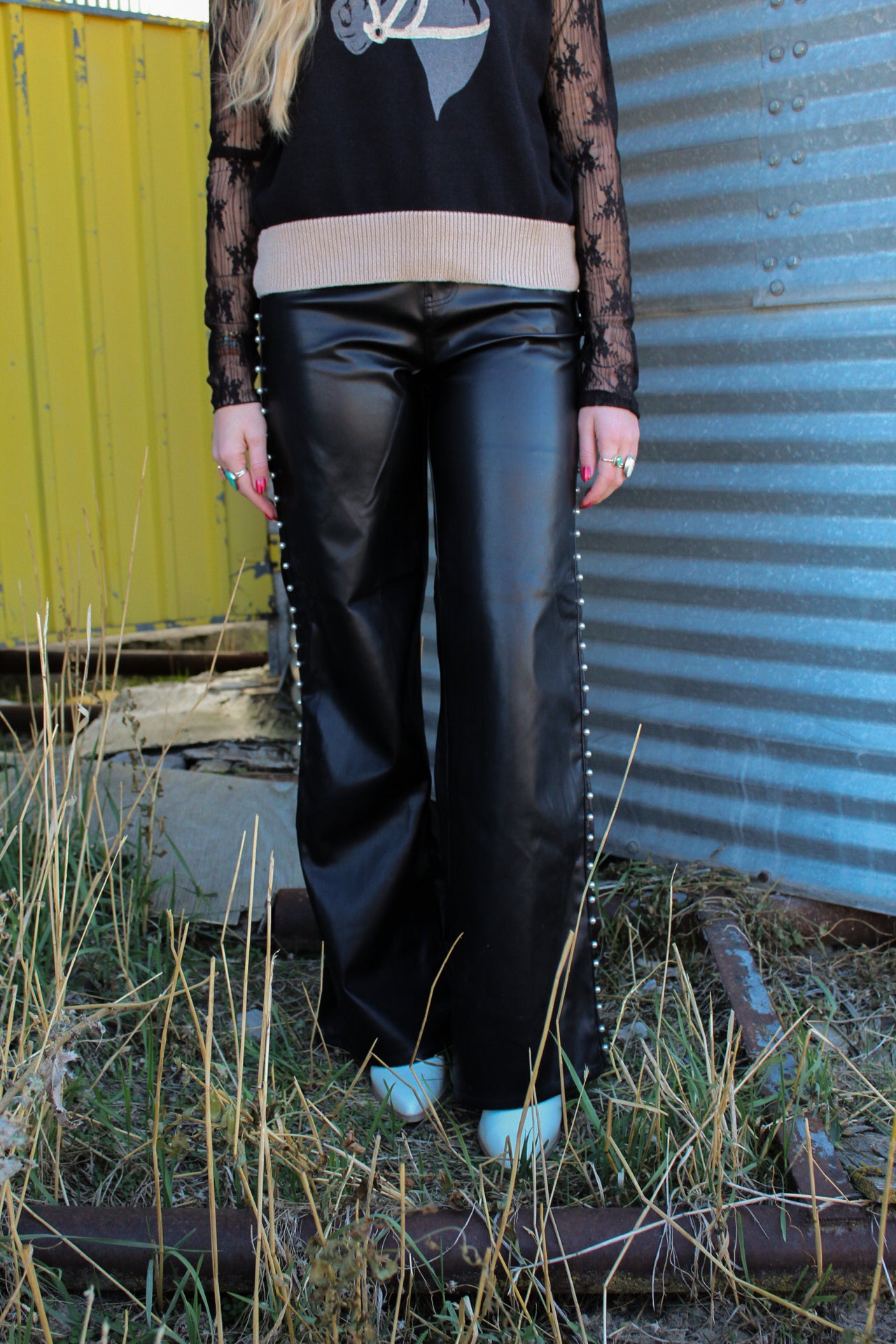 The Driggers Leather Pants