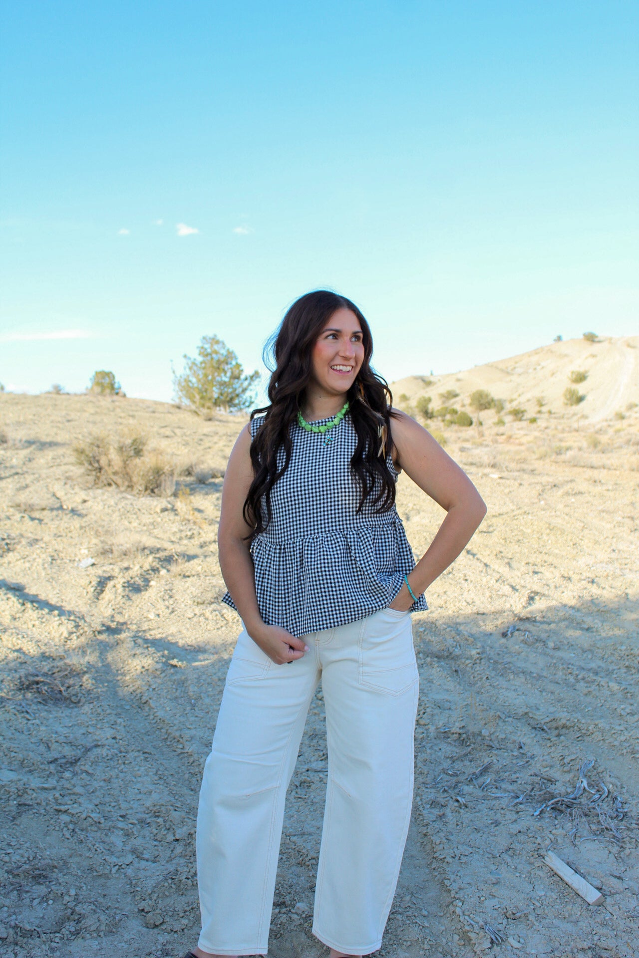 The Cleo Gingham Top