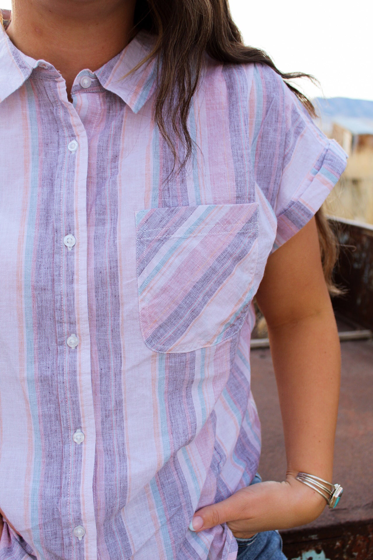The Hallie Button-Up
